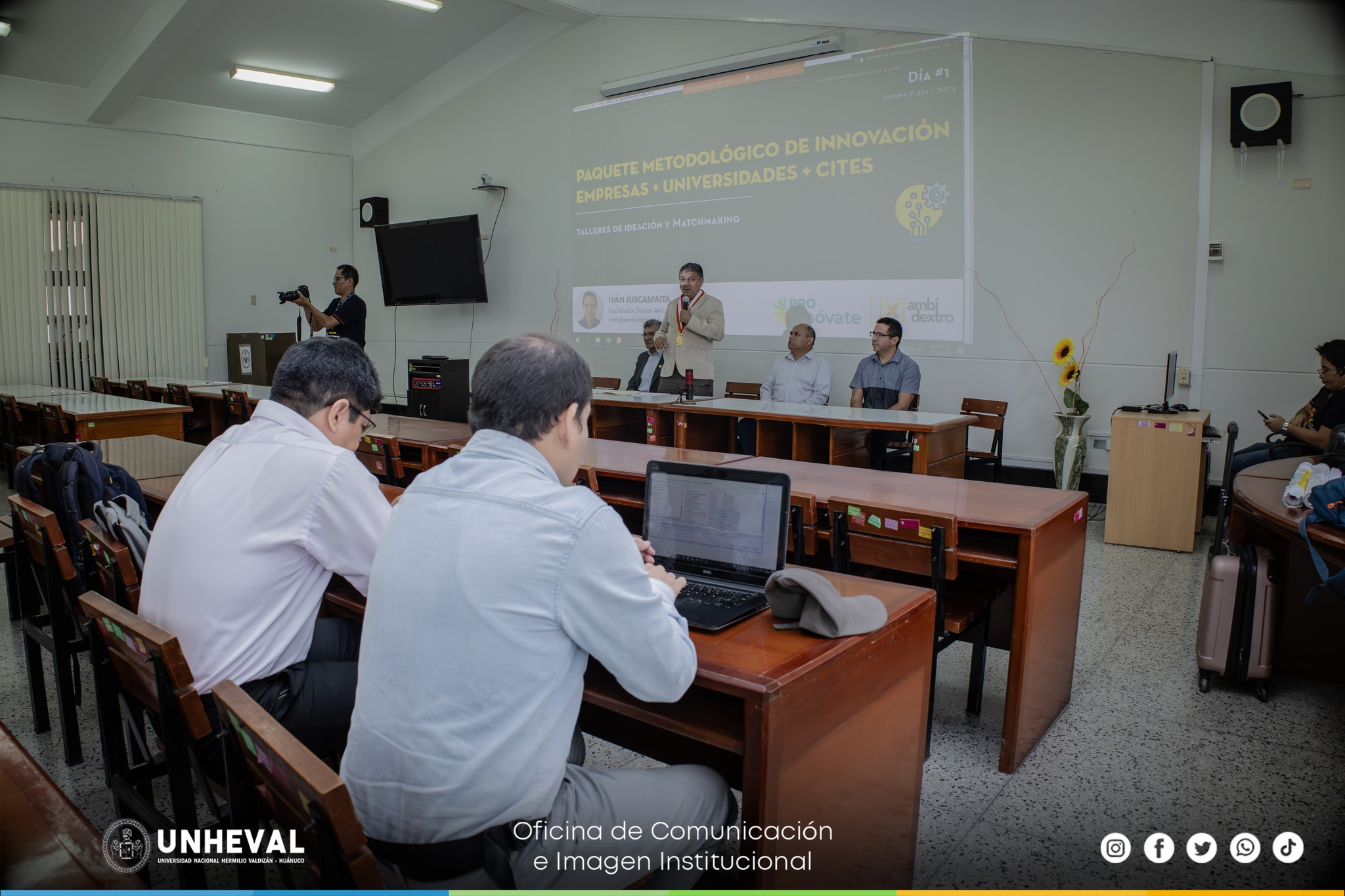 Taller de Ideación y Matchmaking para Empresas, Universidades y Cites – Huánuco 2024.