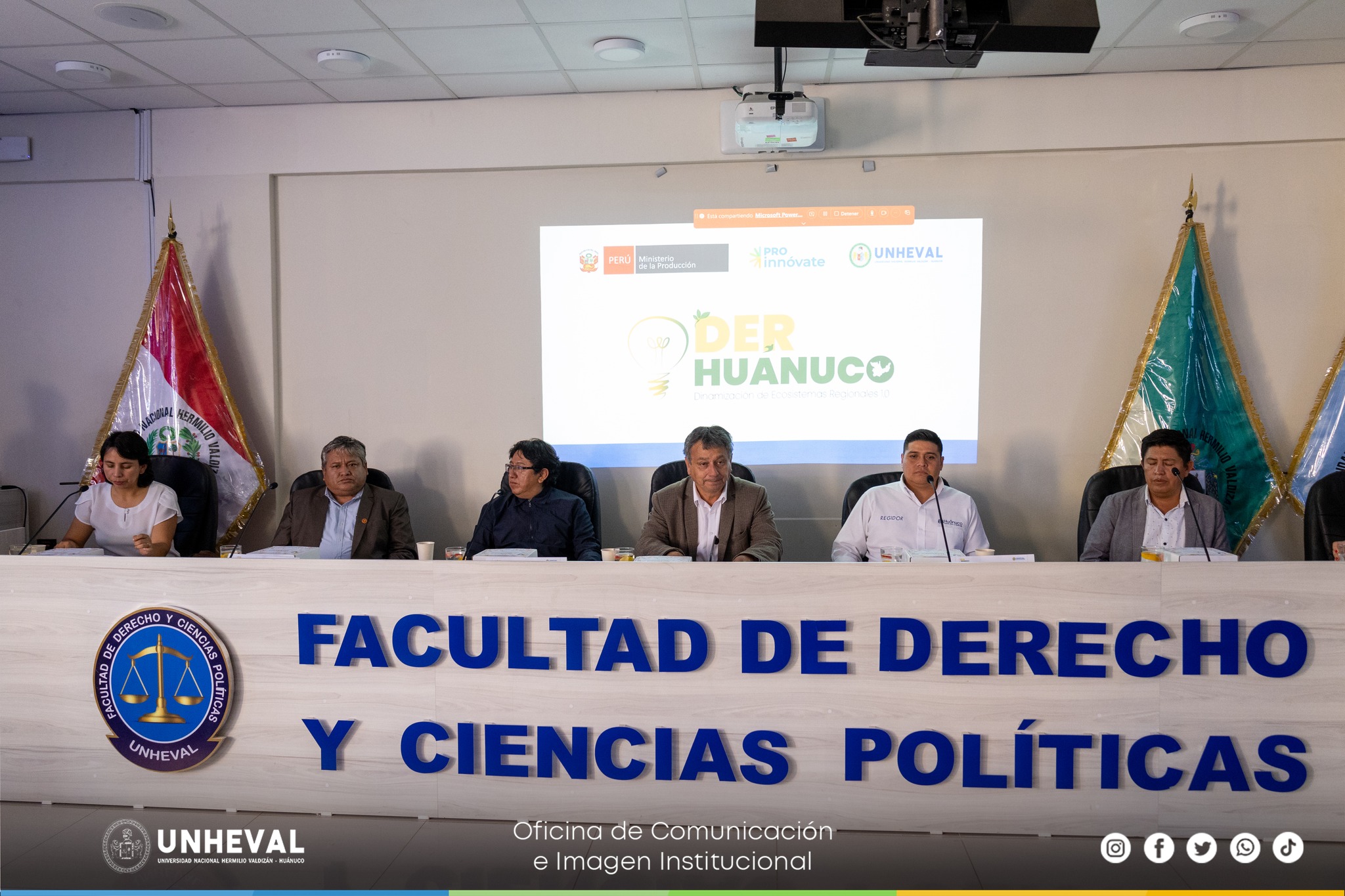 Presentación del Proyecto DER Huánuco ante el Consejo Directivo